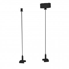Baldachin mit Abh�ngung, Seil, f�r LED B�roleuchte LINKLINE50 schwarz