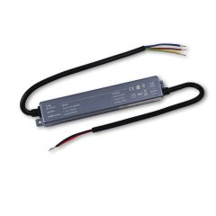 Isoled LED Trafo, Netzger�t 24V/DC, max.100-max.400W, Au�enbereich IP67, ultraflach