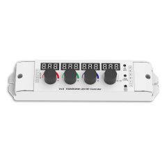 Isoled Sys-Pro Drehknopf/Funk Multi-PWM-Dimmer, GROW, 1-4 Kanal, 12-48V DC 4x3A 4/8KHz