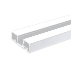 Isoled Vorhangprofil, Alu-Profil,  Curtain10 ONE, wei� RAL9010, 2m