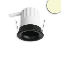 LED Einbaustrahler BACK32, schwarz matt, 5W, CRI90, 2700K warmwei�, Honeycomb, dimmbar