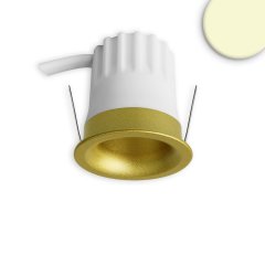 LED Einbaustrahler BACK32, gold, 5W, CRI90, 2700K warmwei�, Honeycomb, dimmbar