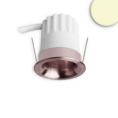 LED Einbaustrahler BACK32, rosegold, 5W, CRI90, 3000K warmwei�, Honeycomb, dimmbar