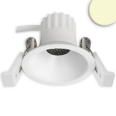 LED Einbaustrahler BACK45, wei� matt, 5W, CRI90, 2700K warmwei�, Honeycomb, dimmbar