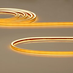 Steckerfertiger LED Stripe NEON930 MiniAmp Black 24V, 7W, 3000K warmwei�, 5m Rolle, 400LED/m