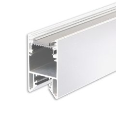 LED Leuchtenprofil HALON, Alu-Profil wei� RAL 9003, 2m, mit einklickbarem K�hlstreifen