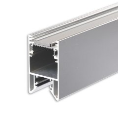 LED Leuchtenprofil HALON, Alu-Profil silber pulverbeschichtet, 3m, mit einklickbarem K�hlstreifen
