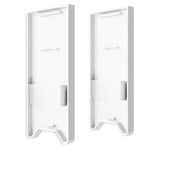 Isoled Endkappe EC120 mit Lichtfalle, wei� f�r Leuchtenprofil HALON mit U-Cover C63, 2 Stk.