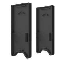 Isoled Endkappe EC121 mit Lichtfalle, schwarz f�r Leuchtenprofil HALON mit U-Cover C68, 2 Stk.