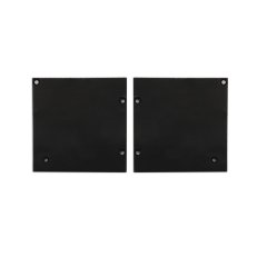 Endkappe EC131 Alu schwarz f�r Vorhangprofil Curtain10 ONE HIGH mit VISOR, 1xlinks, 1xrechts