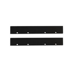 Isoled Endkappe Alu EC128 f�r Vorhangprofil  Curtain10 DOUBLE, 2 St�ck, schwarz