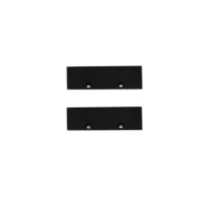 Isoled Endkappe Alu EC126 f�r Vorhangprofil  Curtain10 ONE, 2 St�ck, schwarz