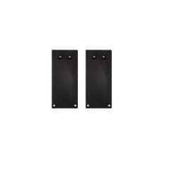 Isoled Endkappe Alu EC130 f�r Vorhangprofil  Curtain10 ONE HIGH, 2 St�ck, schwarz