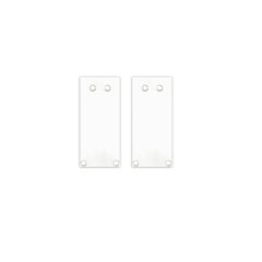 Isoled Endkappe Alu EC130 f�r Vorhangprofil  Curtain10 ONE HIGH, 2 St�ck, wei�