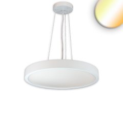LED B�ro Pendel-/H�ngeleuchte, wei�, 42W+6W, �600, 2700/3000/4000K neutralwei�, DALI dimmbar, Up&Dow