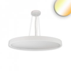 LED B�ro Pendelleuchte , wei�, 60W/70W+6W, IP44, DN800, 2700/3000/4000K, dimmbar, Up&Down