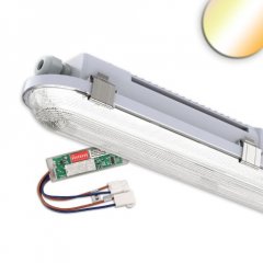 LED Wannenleuchte HEQ 120cm mit HF-Sensor, IP65, 25-40W PowerSwitch & ColorSwitch