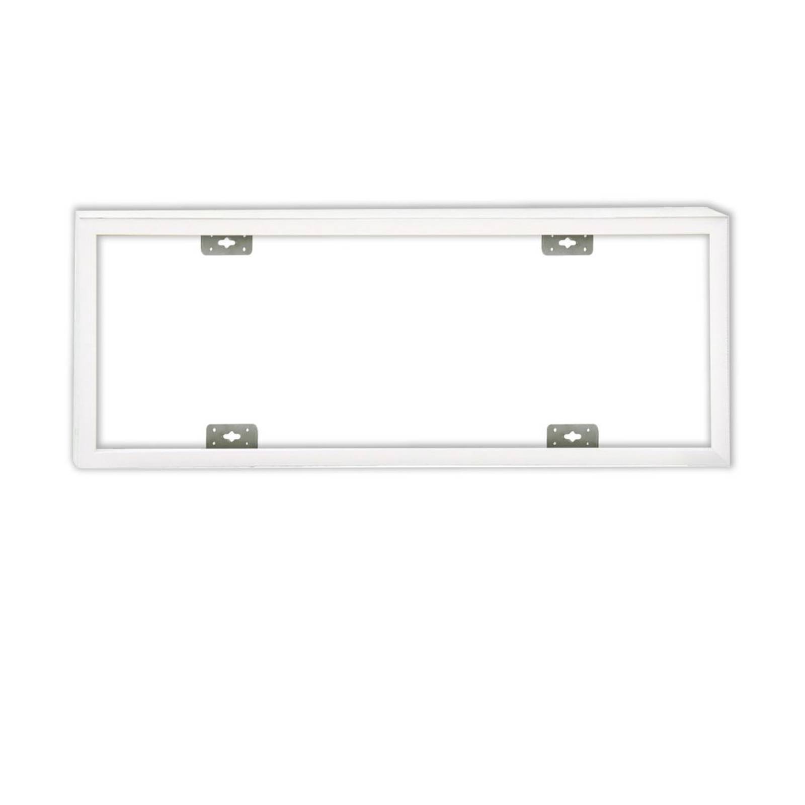 ISOLED Aufbaurahmen wei� RAL 9016 f�r LED Panel Backlight L:1200 x B:300 x H:70 mm steckbare Schnell