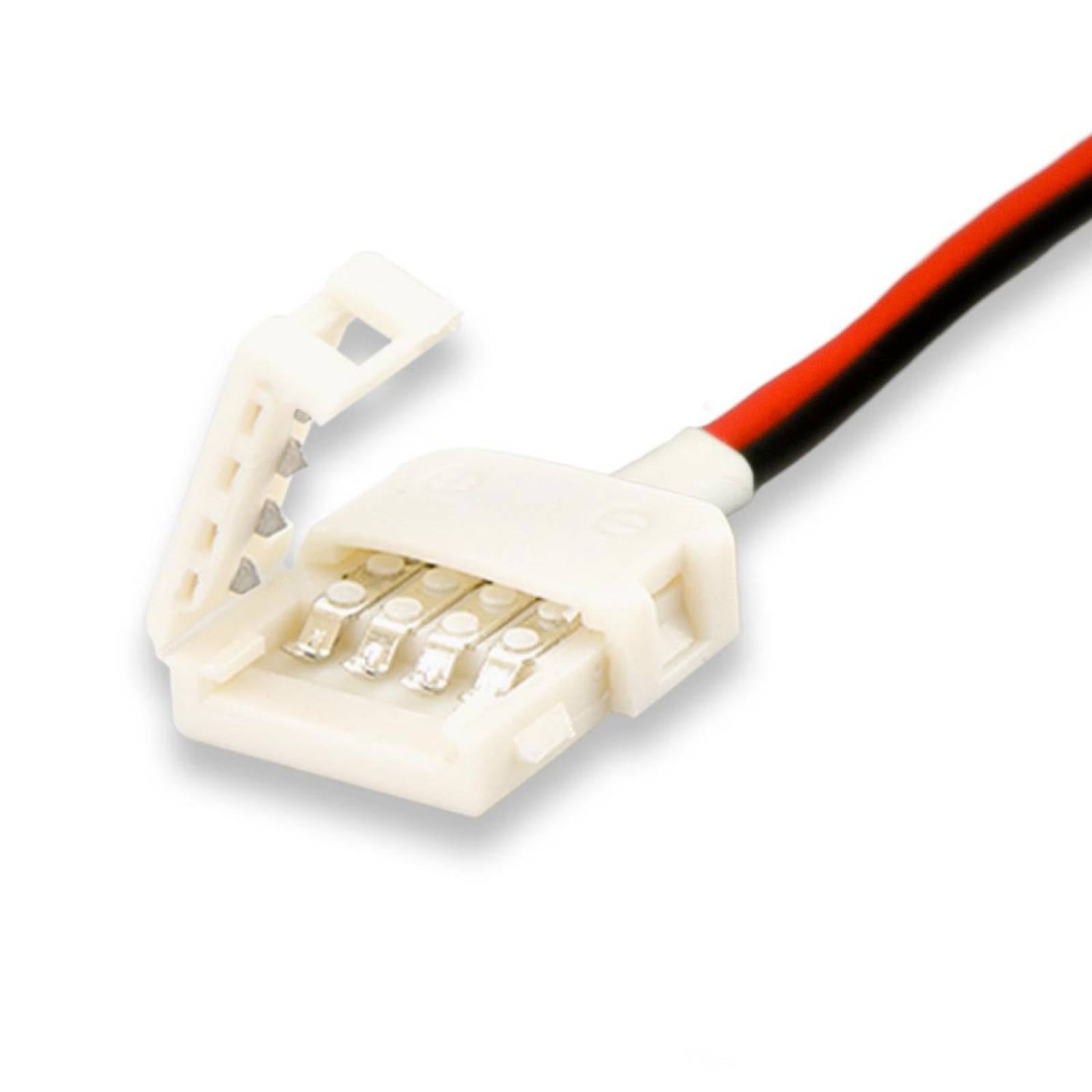 ISOLED C1-212 LED Stripe Clip Kabelanschluss 2 polig, wei� f�r Breite 12mm