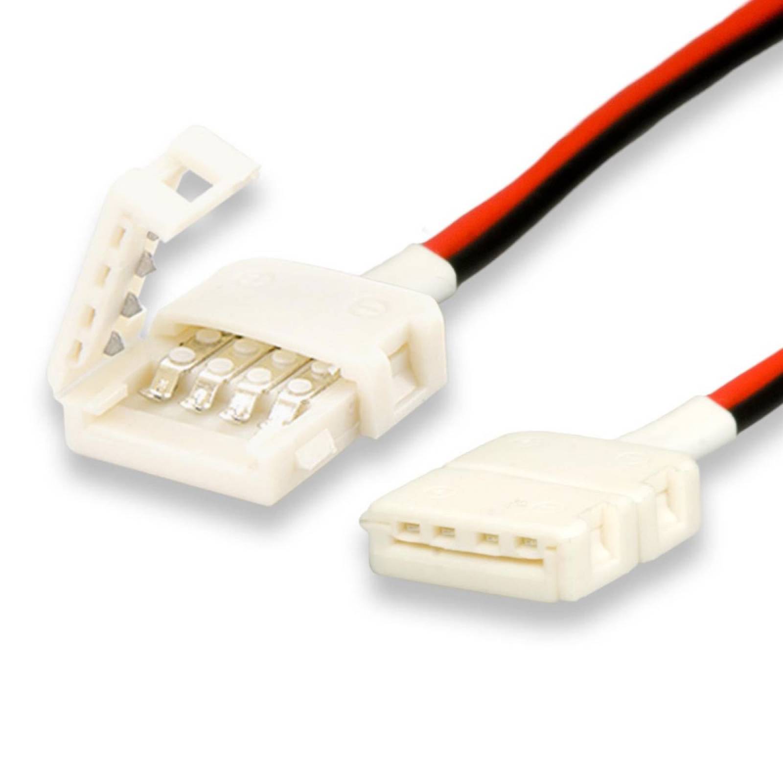 ISOLED C1-212 LED Stripe Clip Kabelverbinder 2 polig, wei� f�r Breite 12mm