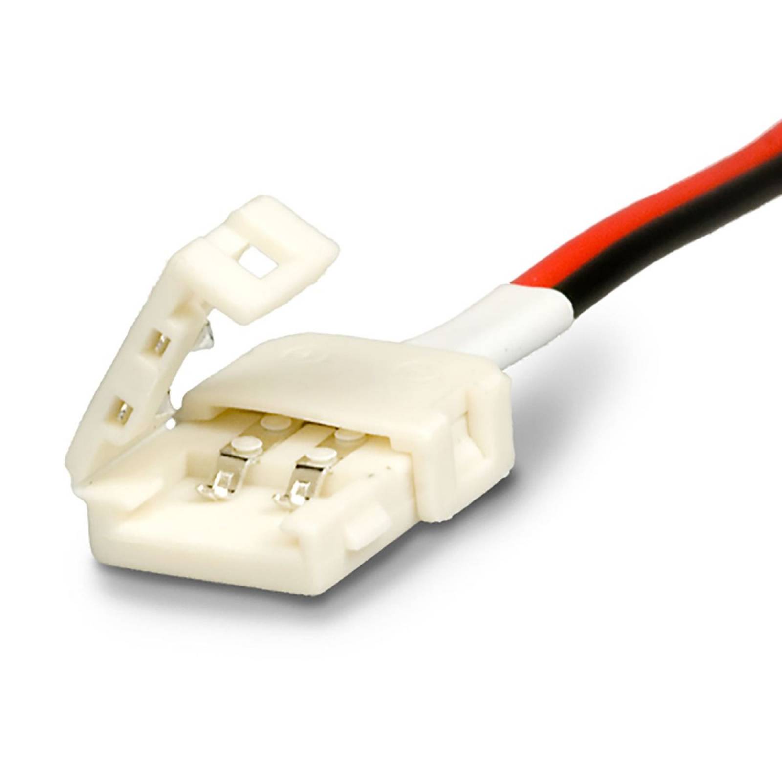 ISOLED C1-28 LED Stripe Clip Kabelanschluss 2 polig, wei� f�r Breite 8mm