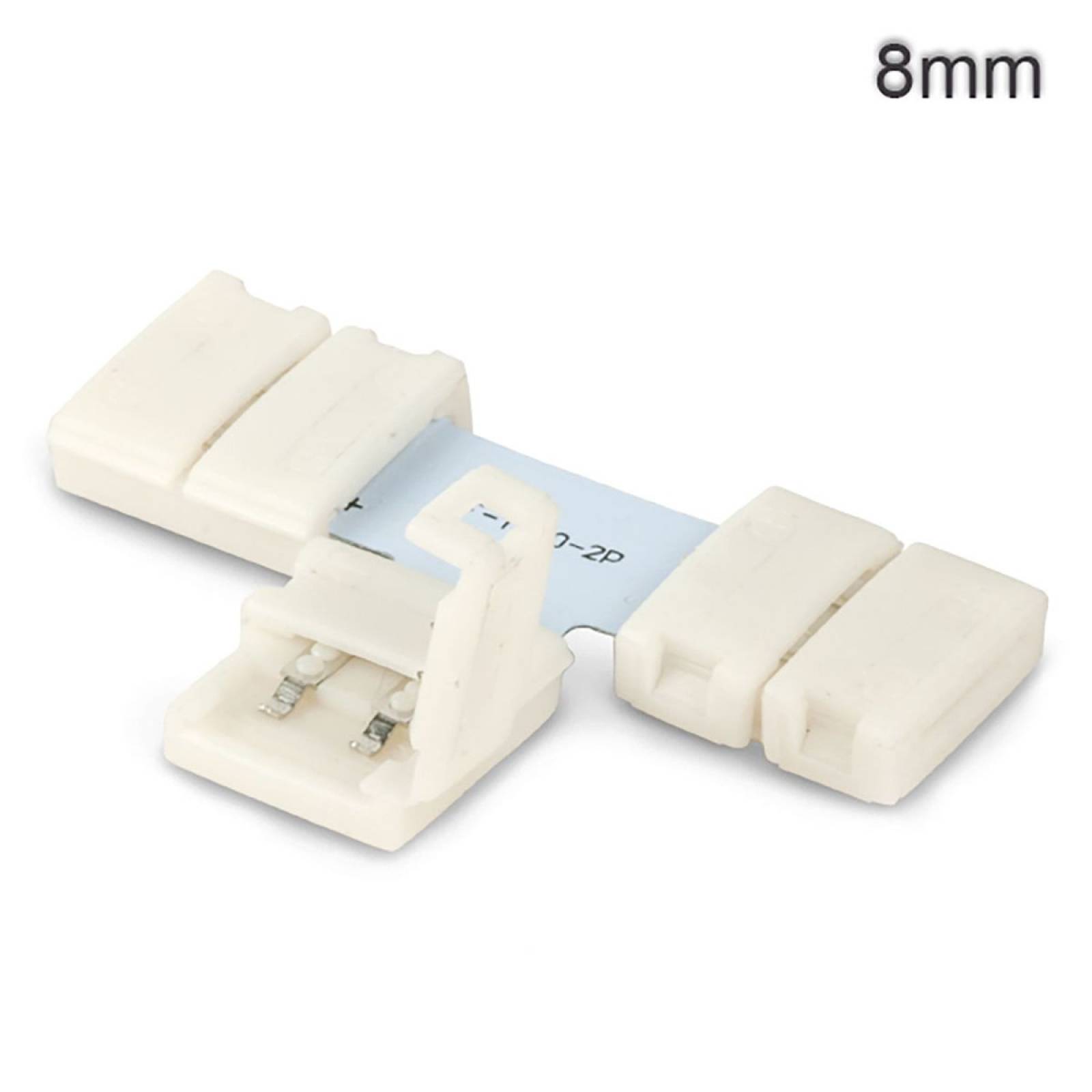 ISOLED C1-28 LED Stripe Clip T Verbinder 2 polig, wei� f�r Breite 8mm