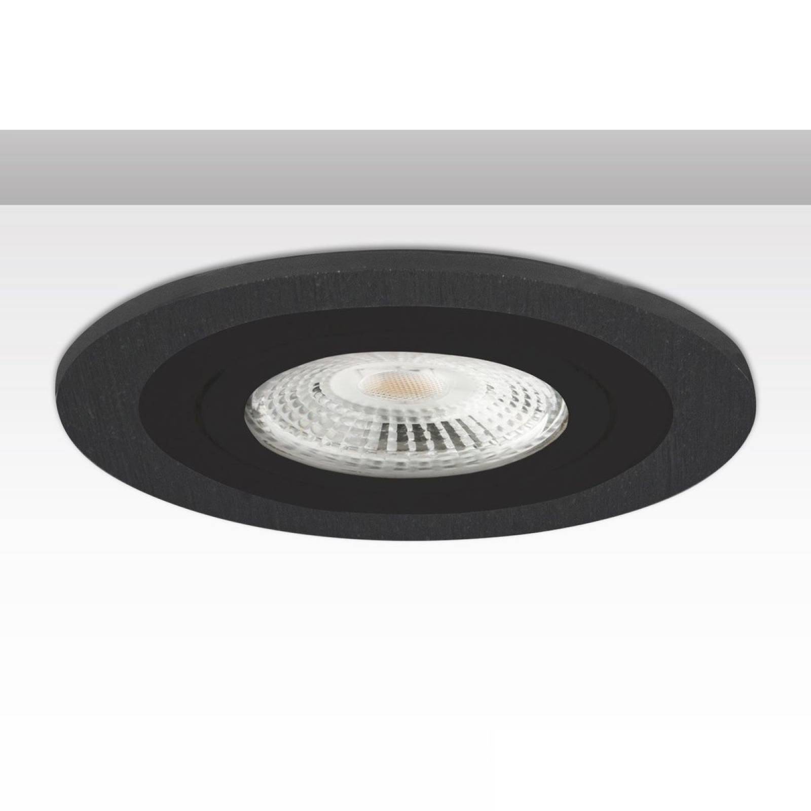 ISOLED Einbaurahmen f. Downlight Kombi f�r GU10/MR16, schwarz und schwarz