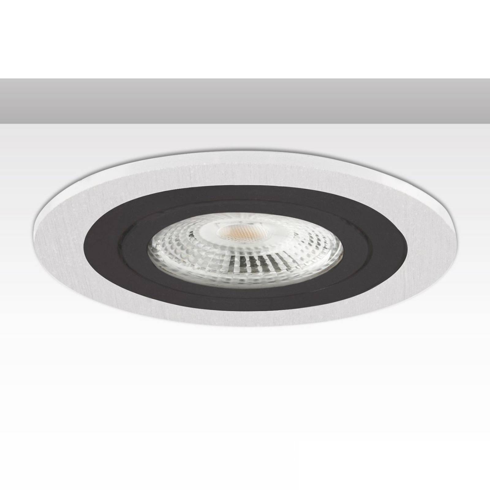 ISOLED Einbaurahmen f. Downlight Kombi f�r GU10/MR16, wei� und schwarz