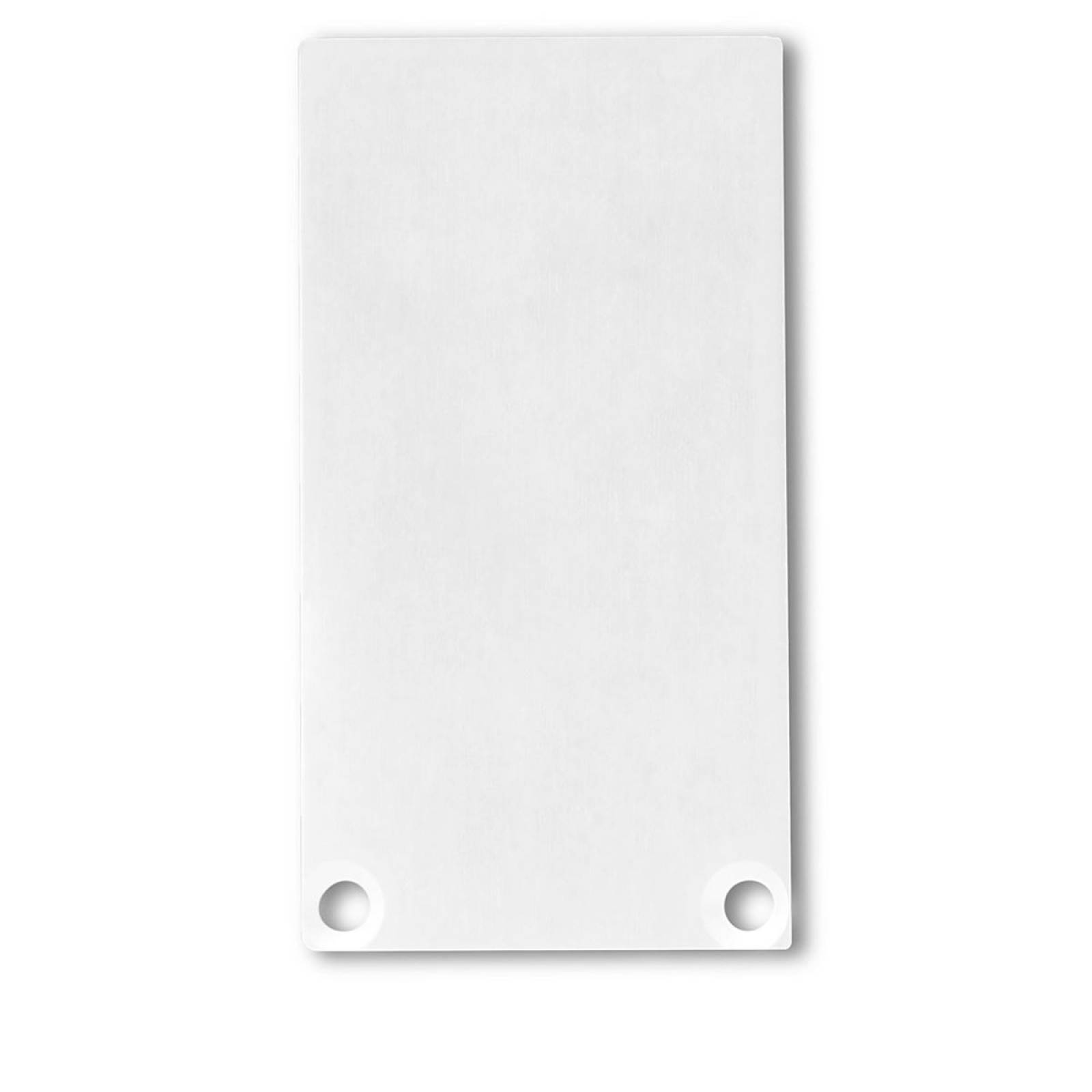 ISOLED Endkappe Alu wei� f�r SURF/DIVE20 mit COVER12 2 STK inkl. Schrauben