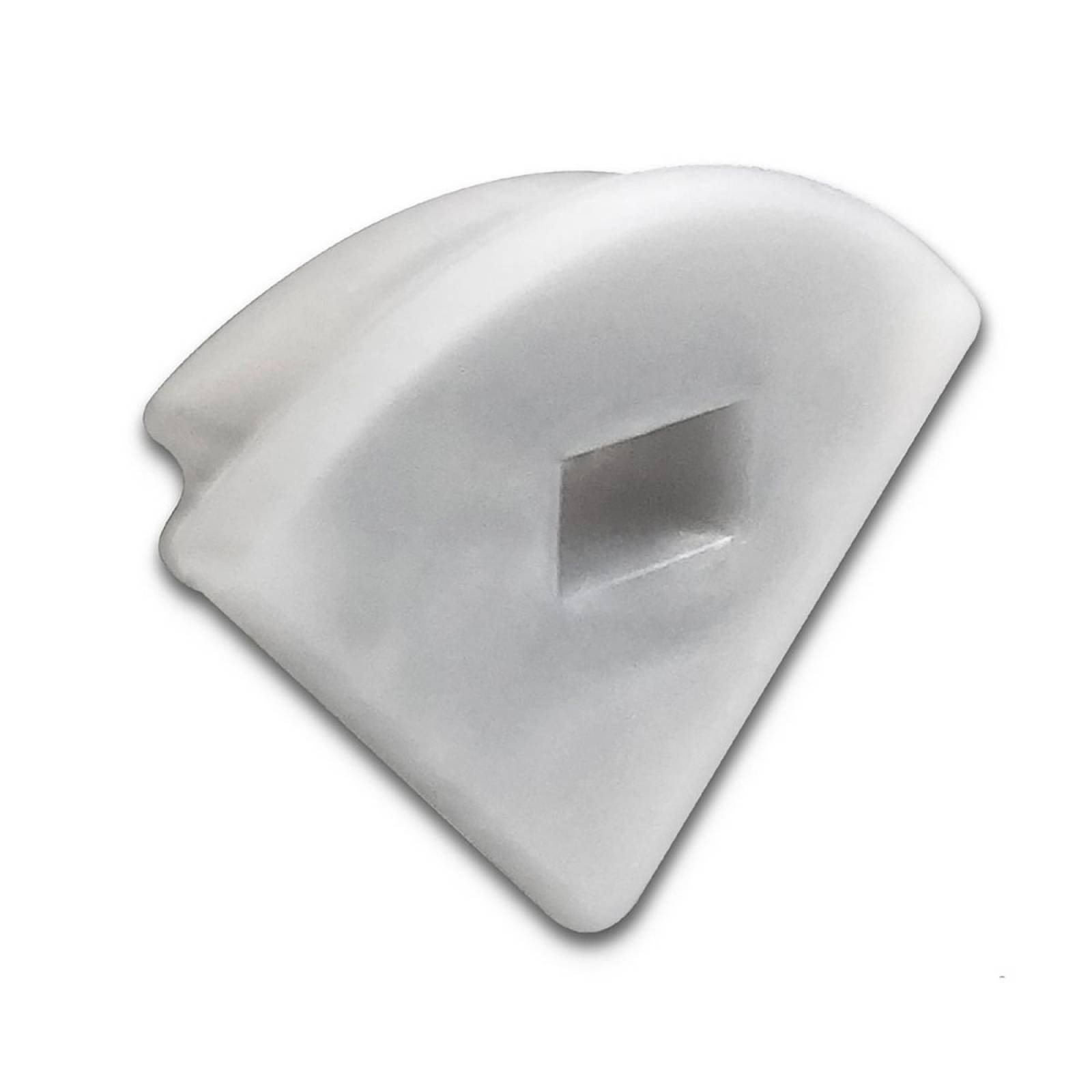 ISOLED Endkappe EC 68 Silikon f�r Profil CORNER9 mit Kabeldurchf�hrung, 1 STK