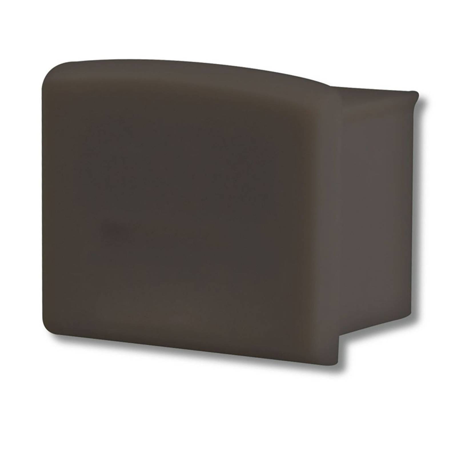 ISOLED Endkappe EC10B schwarz f�r Profil SURF12 BORDERLESS, 1 STK