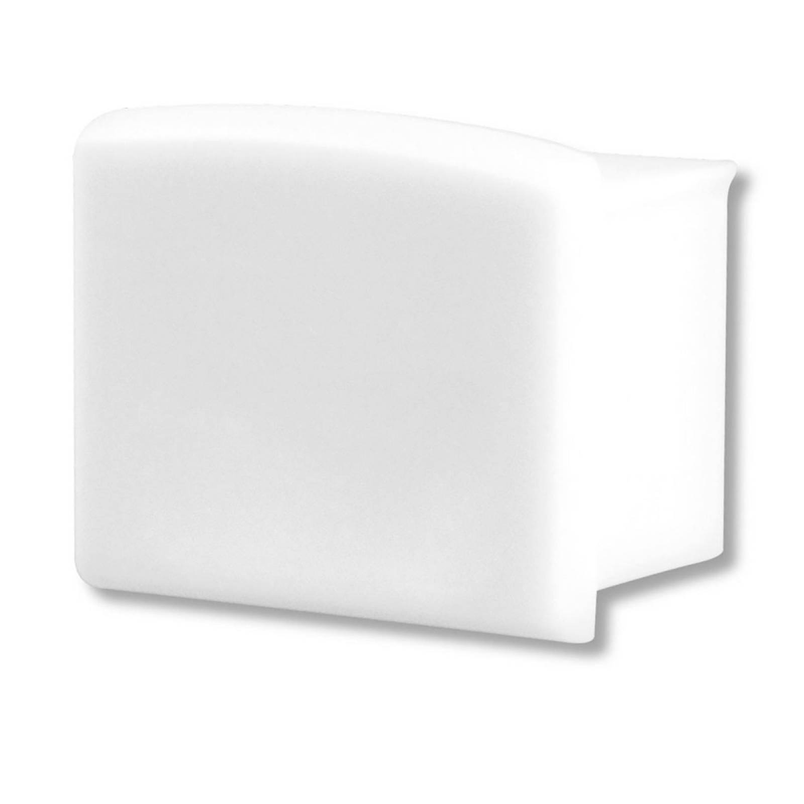 ISOLED Endkappe EC10W wei� f�r Profil SURF12 BORDERLESS, 1 STK