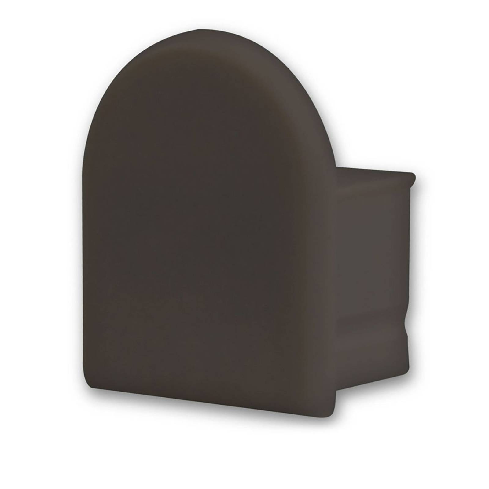 ISOLED Endkappe EC13B schwarz f�r Profil SURF12 BORDERLESS, 1 STK