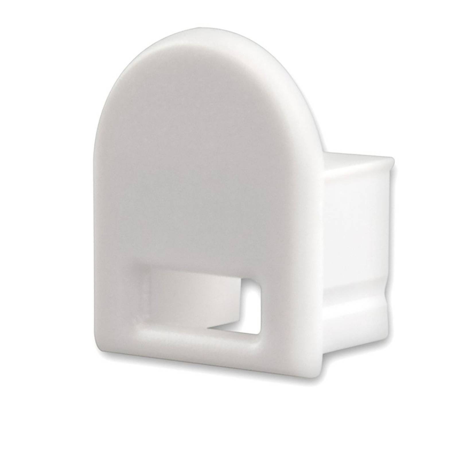 ISOLED Endkappe EC14 f�r SURF12 BORDERLESS mit COVER5, mit Kabeldurchf�hrung, 1 STK