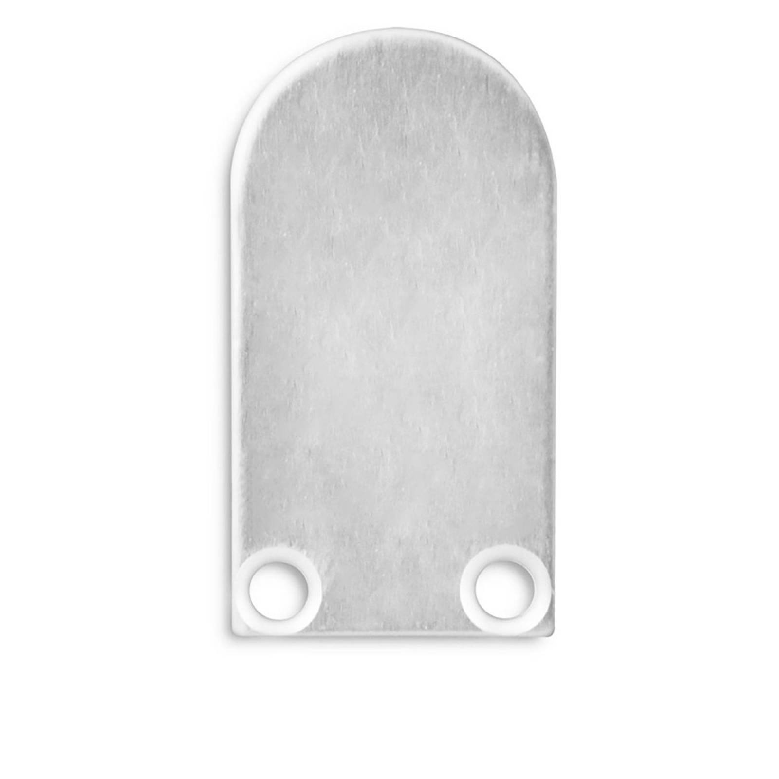 ISOLED Endkappe EC15 Alu f�r SURF12 BORDERLESS mit Tunnel, 2 STK, inkl. Schraube