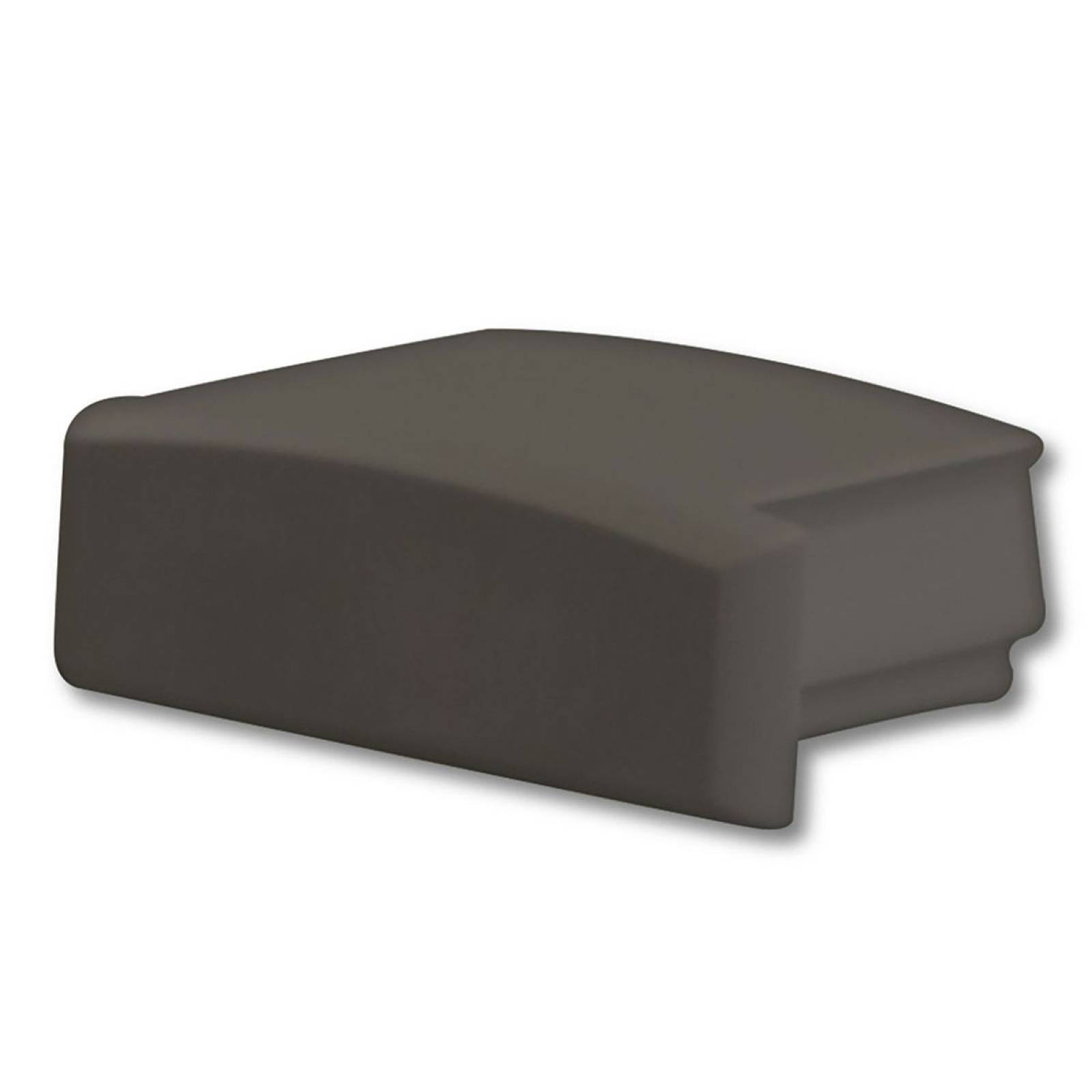 ISOLED Endkappe EC1B schwarz f�r Profil SURF12 FLAT, 1 STK
