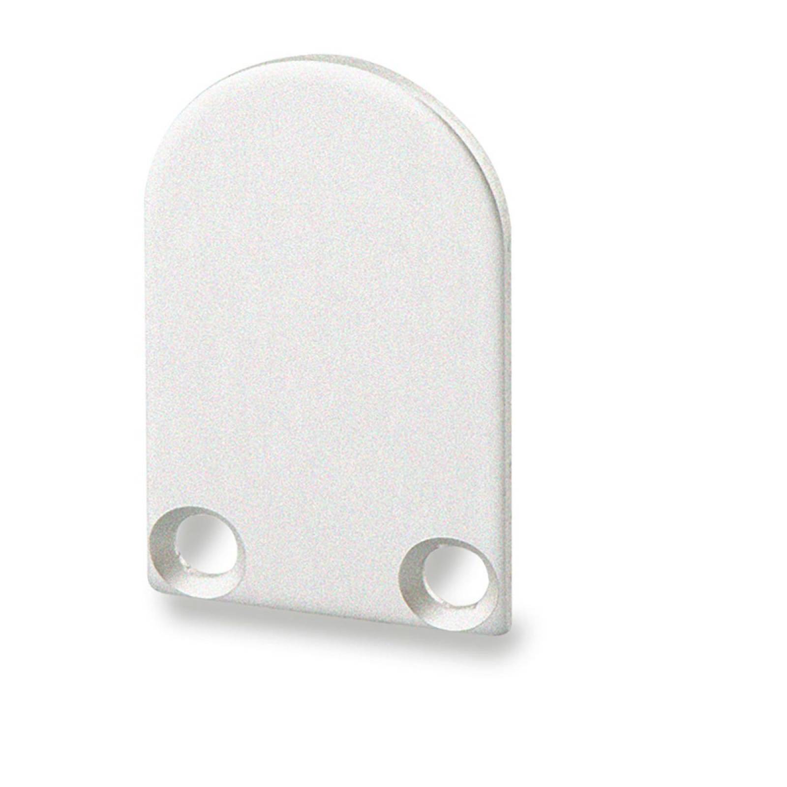 ISOLED Endkappe EC21 f�r SURF12 RAIL inkl. COVER5 mit Tunnel, Alu eloxiert