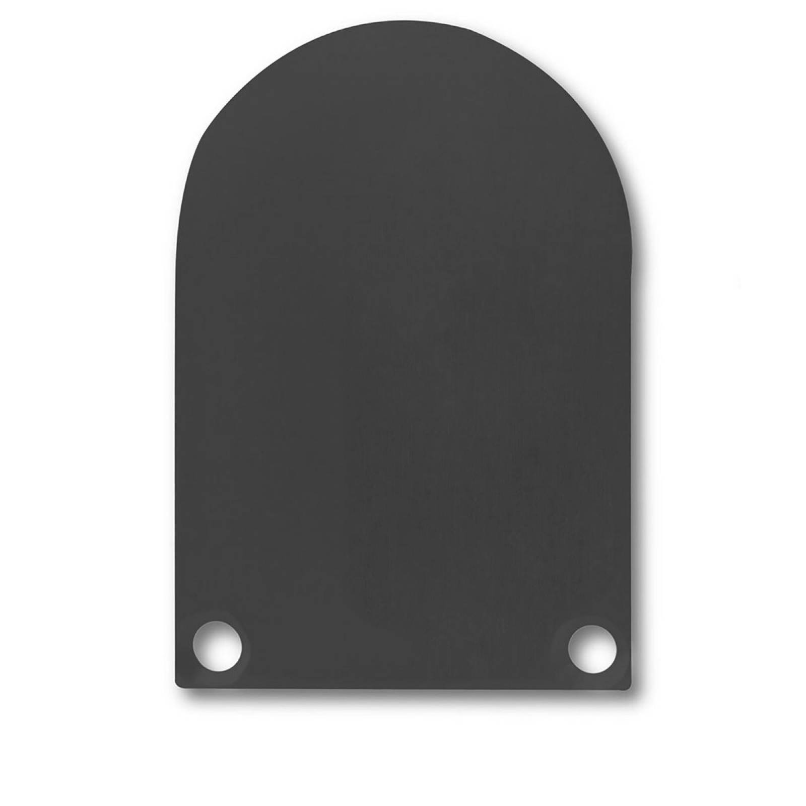 ISOLED Endkappe EC50 Alu schwarz RAL 9005 f�r SURF/DIVE20 in Verbindung mit COVER13