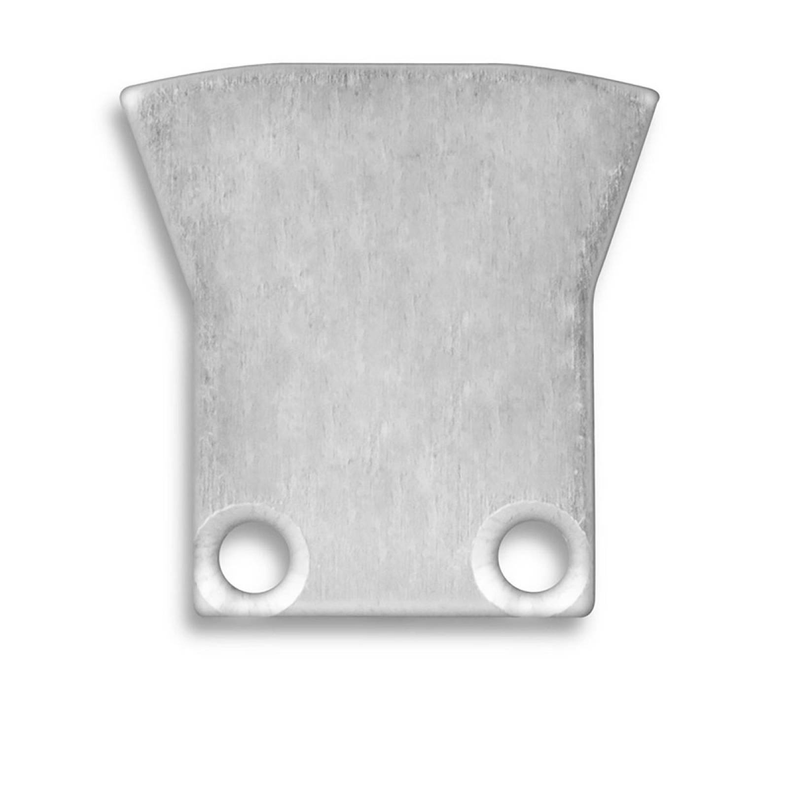ISOLED Endkappe EC9 Aluminium f�rDIVE12 mit Tunnel, 2 STK, inkl. Schrauben