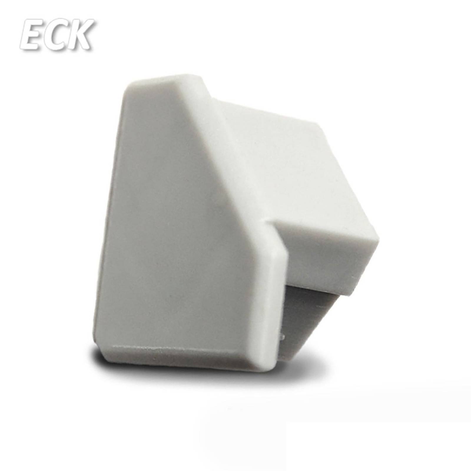 ISOLED Endkappe f�r Profil ECK10 silber