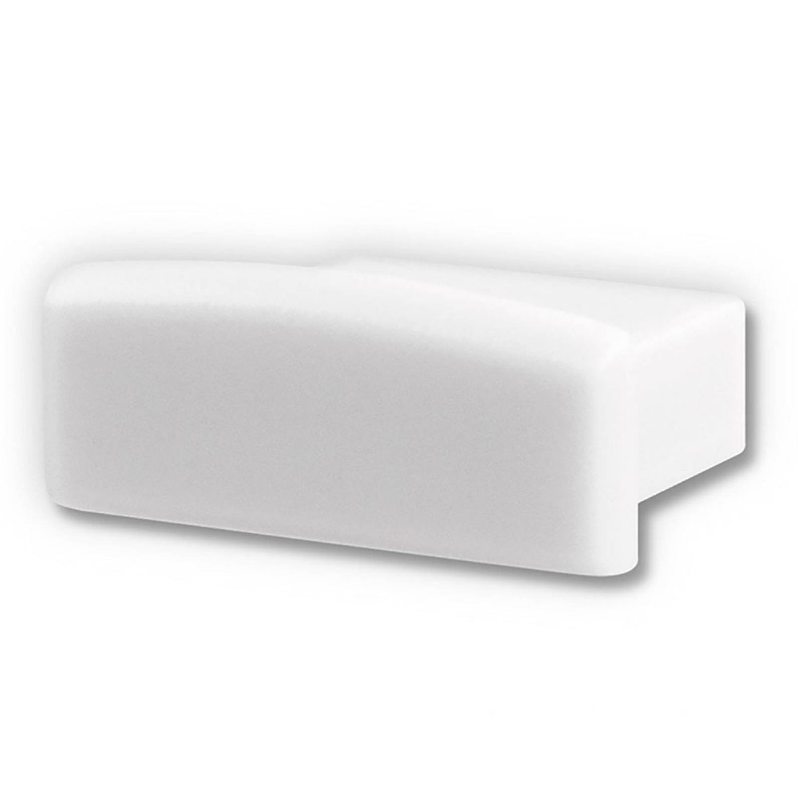 ISOLED Endkappe wei� f Profil SURF12 BORDERLESS FLAT in Verb. mit COVER3