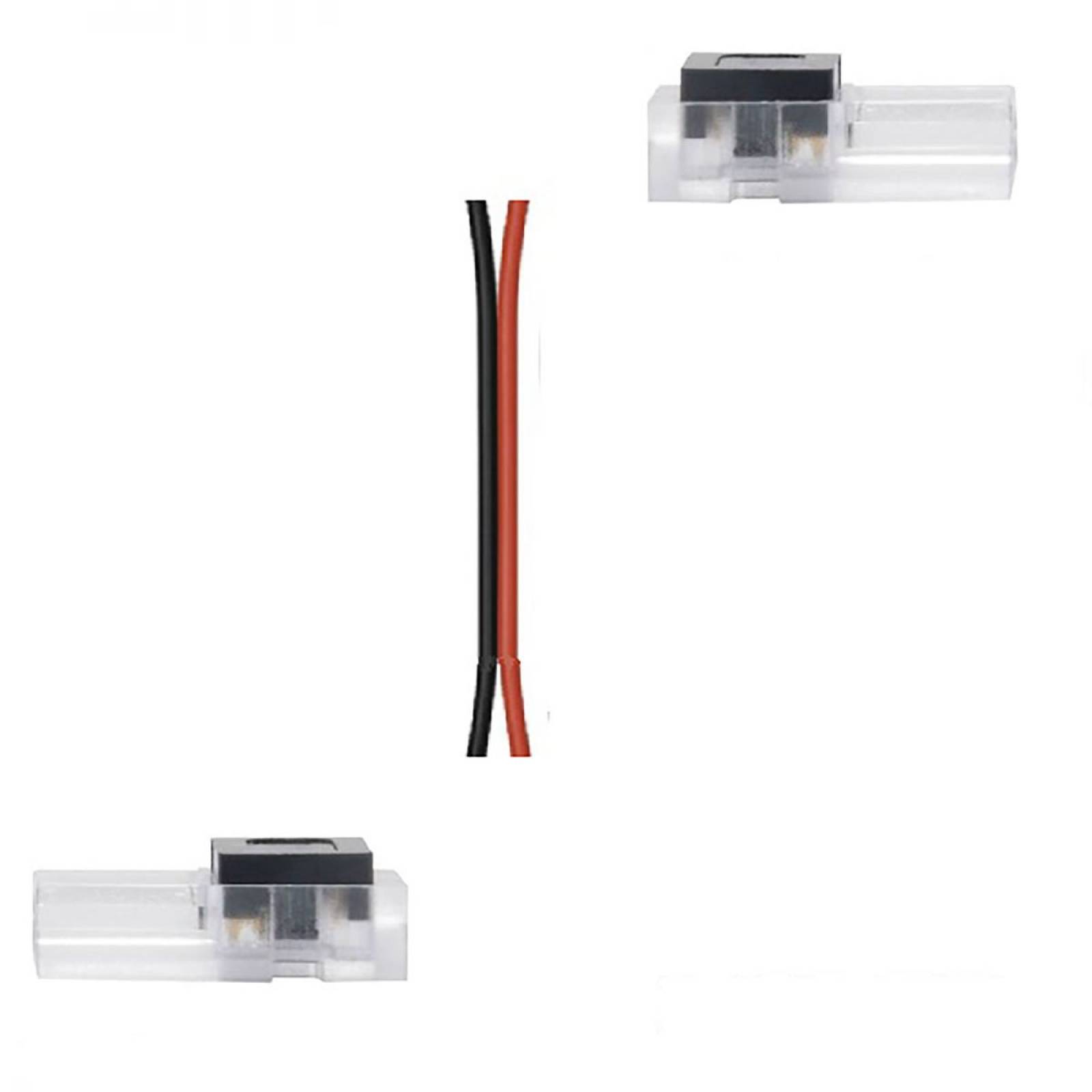 ISOLED K1-210 LED Stripe Kontakt-Verbinder mit Kabel, 2-polig, f�r 10mm Breite