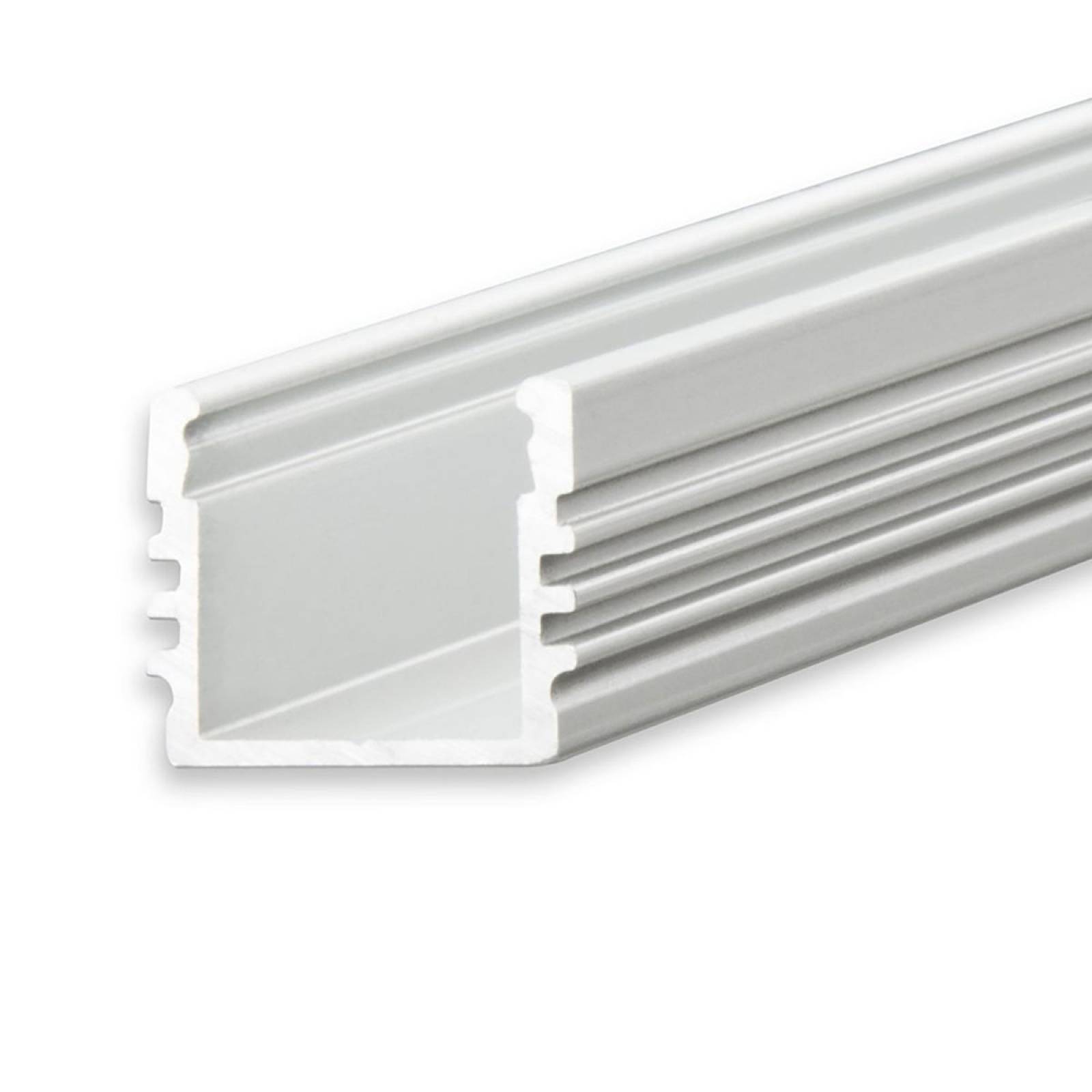 ISOLED LED-Aufbauprofil SURF12 Aluminium eloxiert, 200cm, F�r max. 12mm LED-Streifen