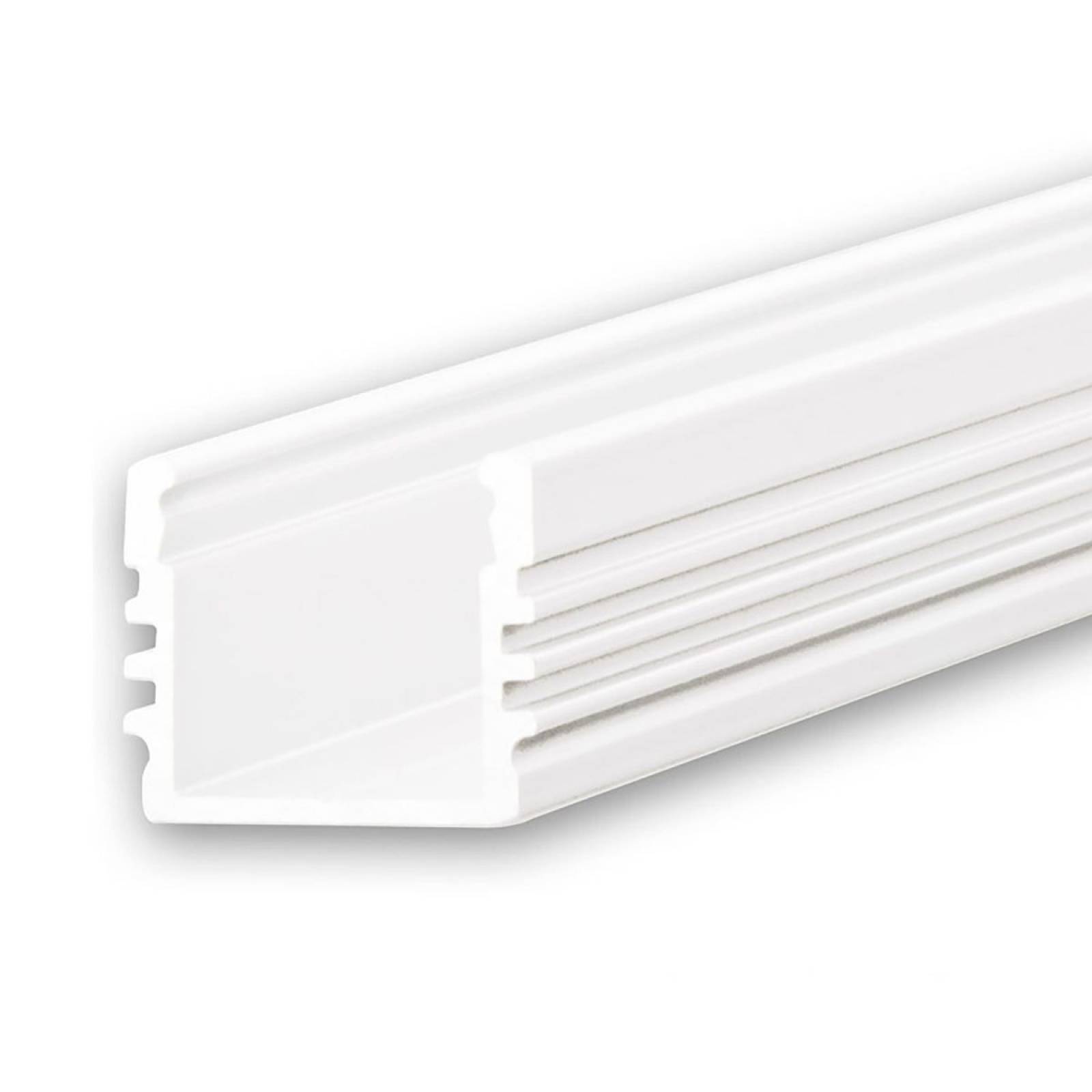 ISOLED LED-Aufbauprofil SURF12 Wei�, 200cm, F�r max. 12mm LED-Streifen