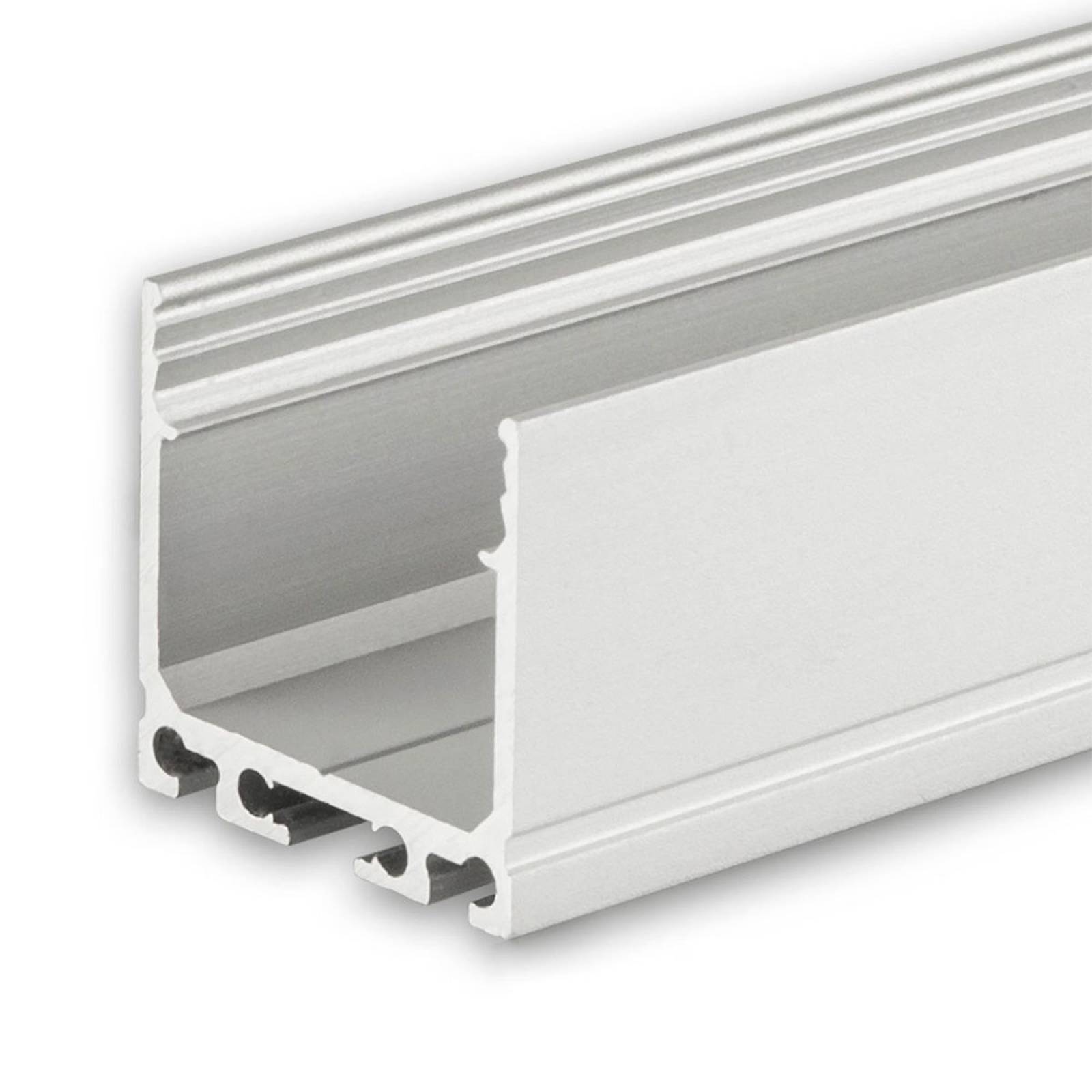 ISOLED LED-Aufbauprofil SURF20 Aluminium eloxiert, 200cm, F�r max. 24mm LED-Streifen