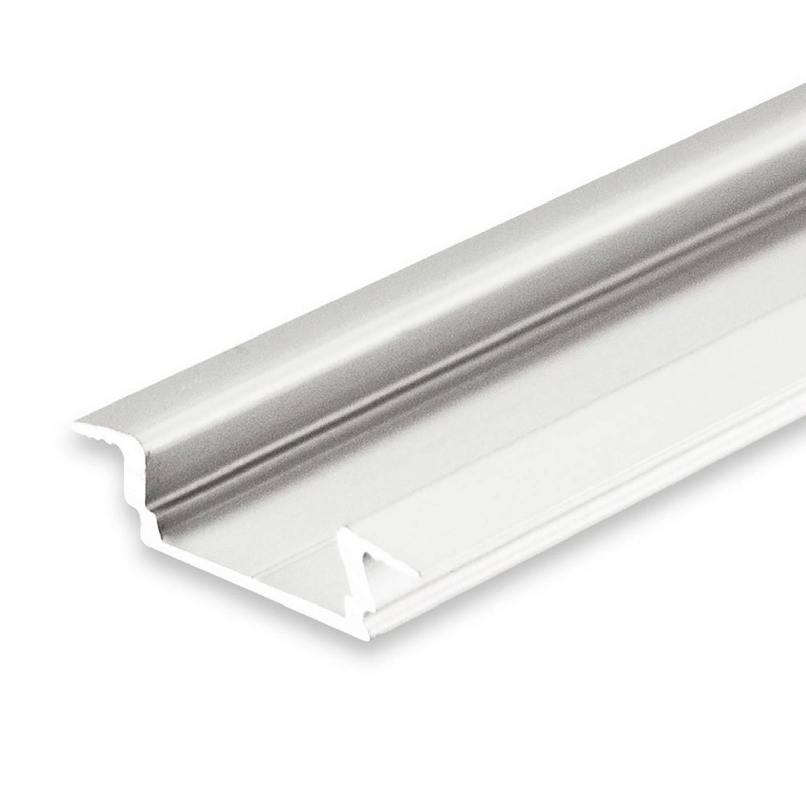 ISOLED LED-Einbauprofil DIVE12 FLAT Aluminium eloxiert, 200cm, F�r max. 12mm LED-Streifen