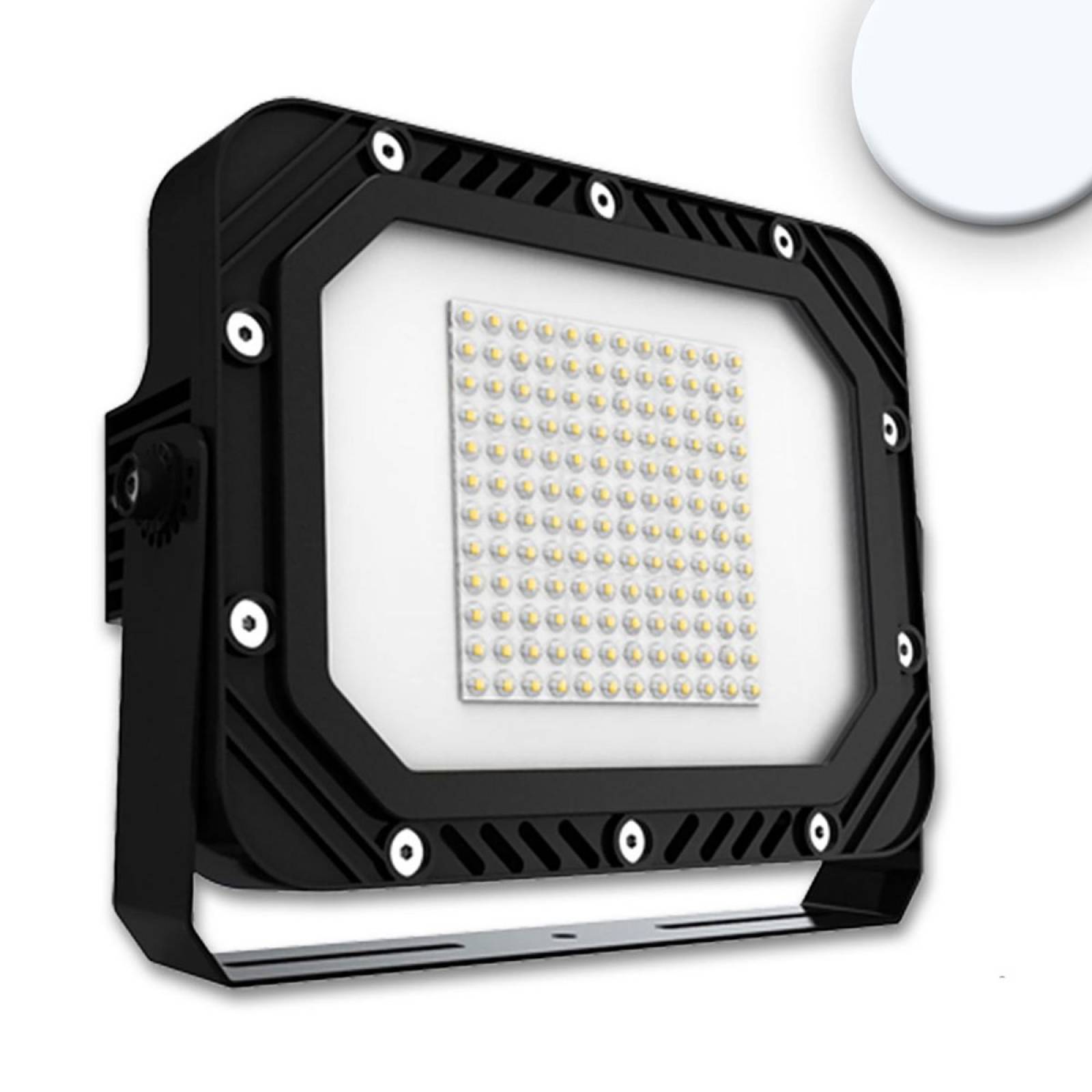 ISOLED LED Fluter SMD 150W, 75�*135�, kaltwei�, IP66, dimmbar, 5700K, 17000lm, CRI:85
