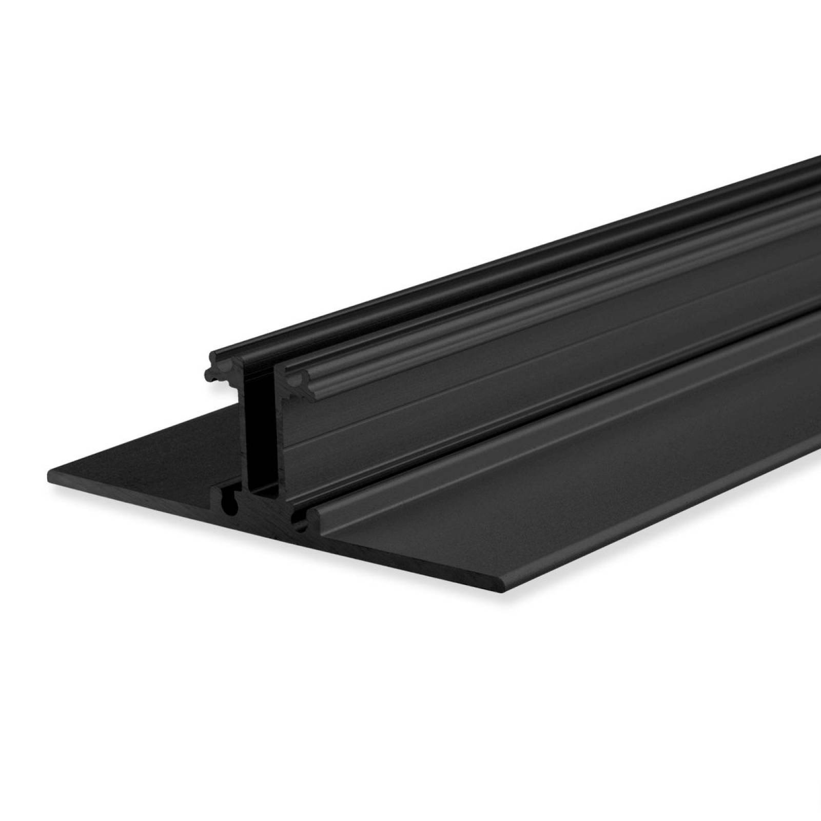 ISOLED LED-Leuchtenprofil 2SIDE Schwarz eloxiert, 200cm, F�r max. 12mm LED-Streifen