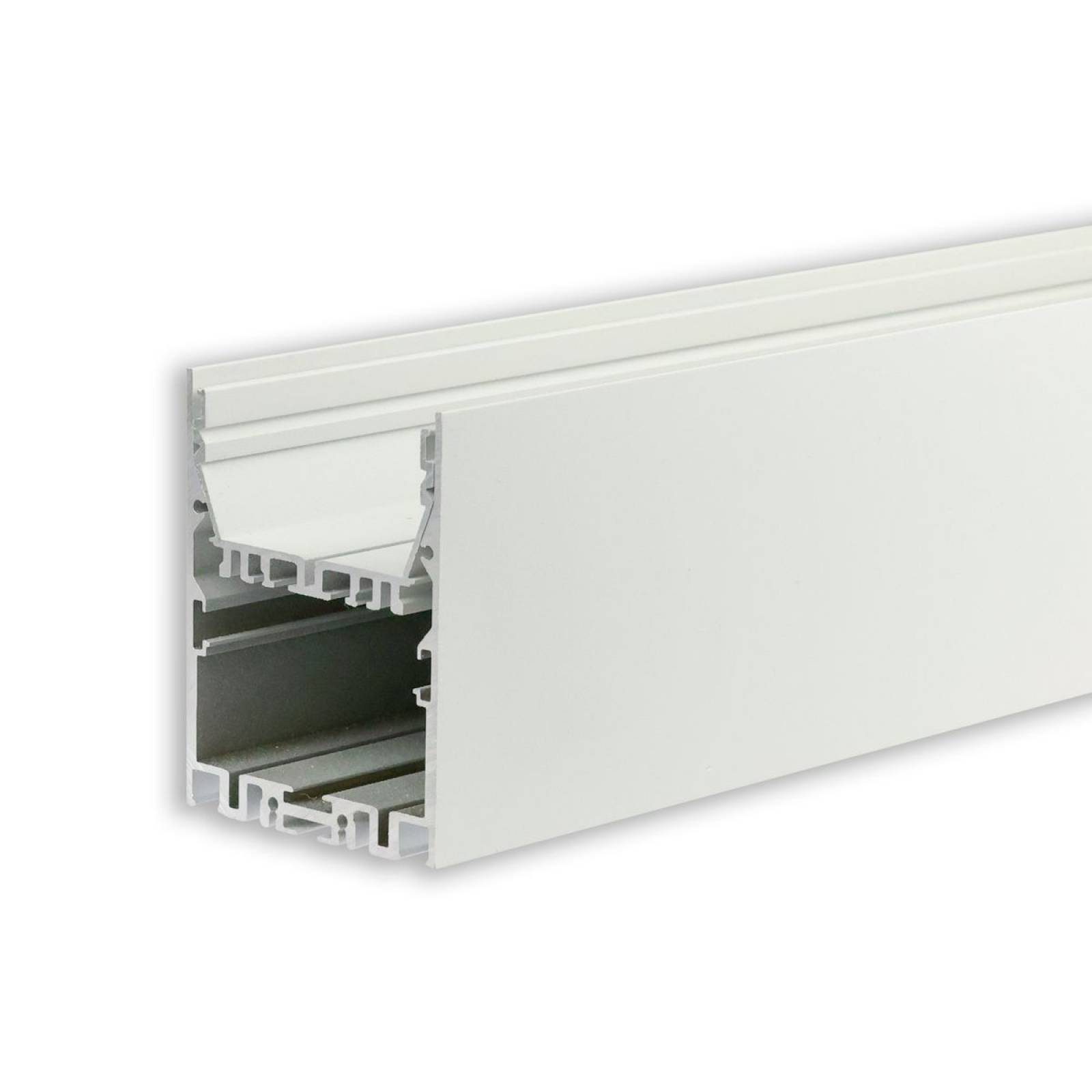 ISOLED LED-Leuchtenprofil LAMP40 Wei�, 200cm, F�r max. 40mm LED-Streifen