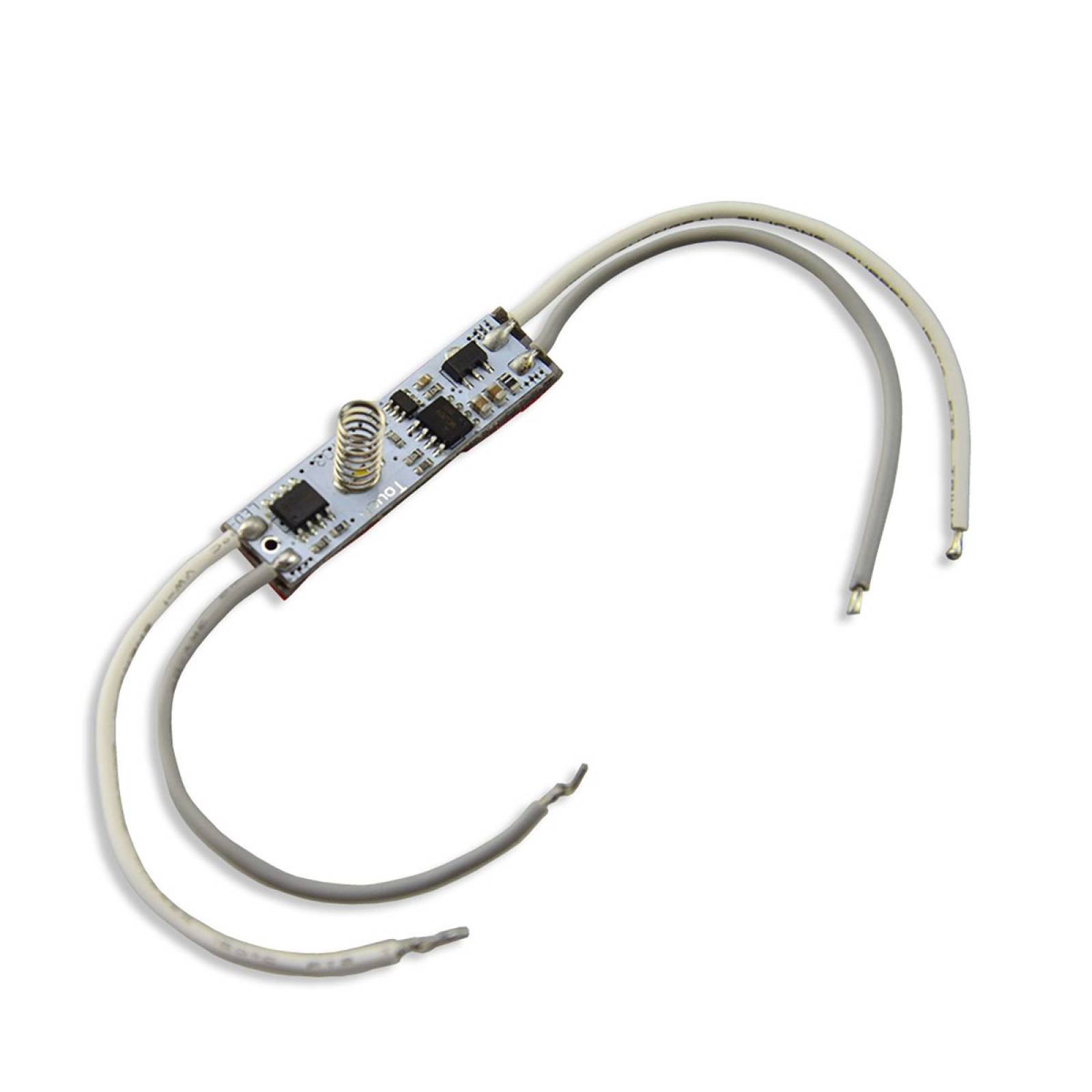 ISOLED LED Mini PWM-Dimmer zum Einbau unter Profilcover, 1 Kanal, 12-24V DC 3A